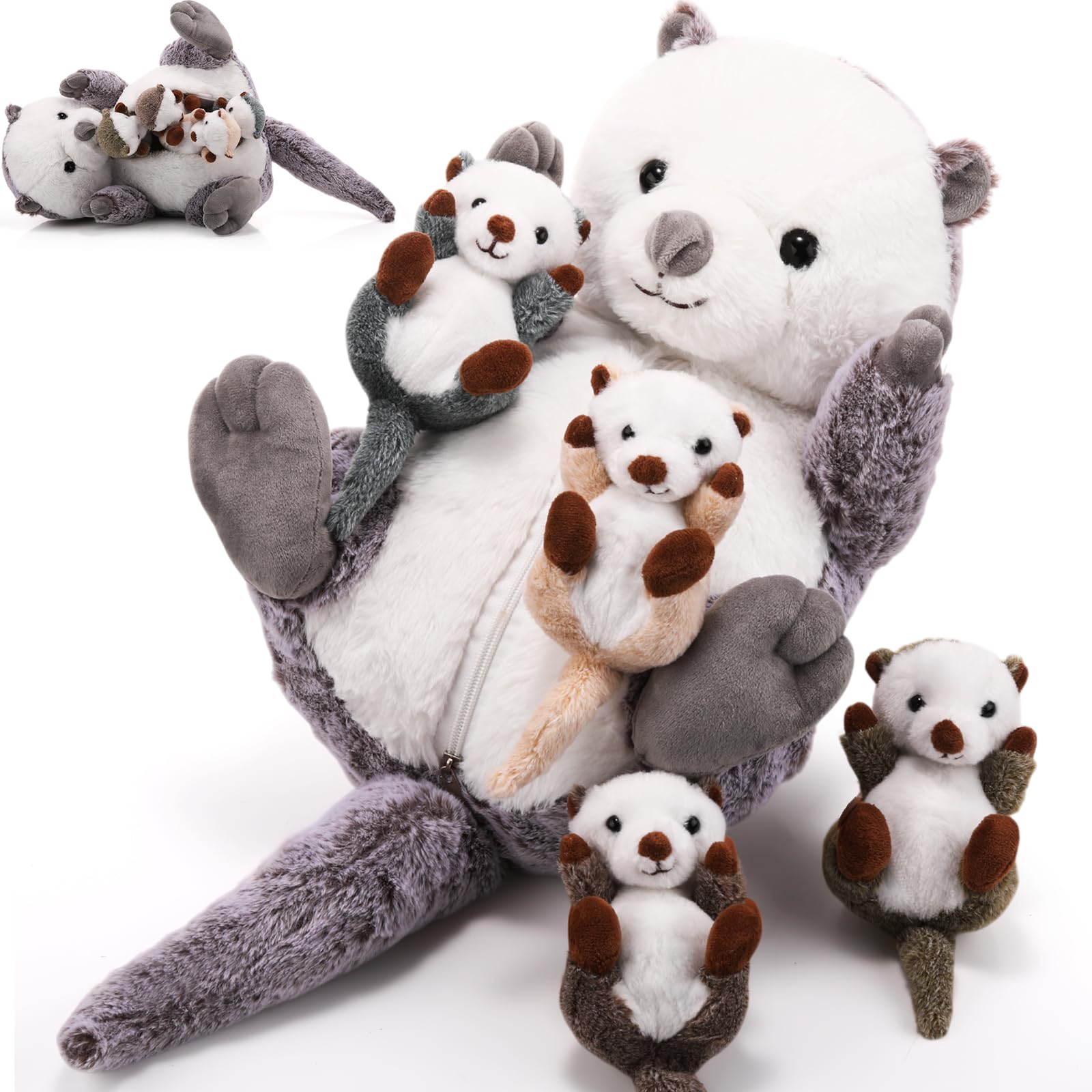 Amazon.com: Shappy 5 Pcs Valentine's Day Sea Otter Stuffed Animals